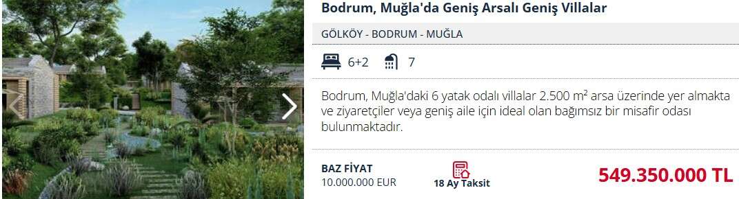 Turizm Cennetleri Bodrum ve Antalya'daki Lüks Villalar da Zirve Yarışında 7